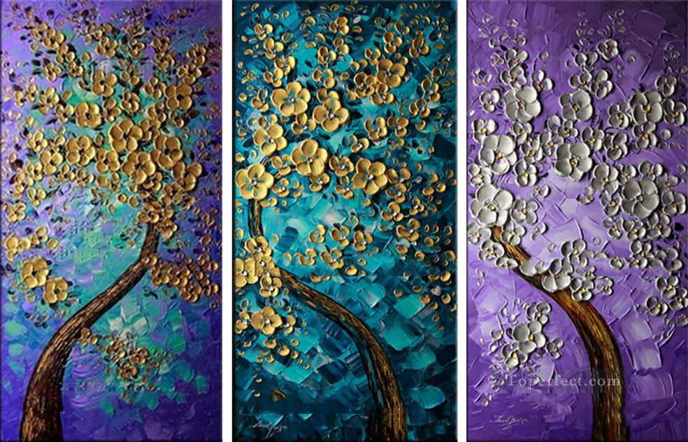 trees panels 3D Texture Oil Paintings